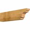 Ekena Millwork New Brighton Rough Sawn Rafter Tail, Western Red Cedar, 6"W x 12"H x 48"L RFT06X12X48NEB00RWR - alternate 1
